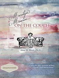 book marilyn monroe on the couch