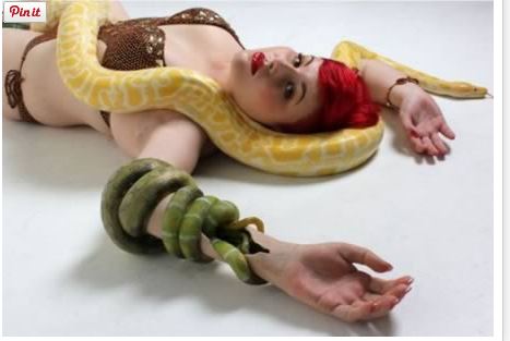 The Alternative Limb Project gives people who have prosthetic limbs the chance to stand out uniquely. Paralympian and swimming champion Jo-Jo Cranfield, pictured above, wears an arm with a realistic-looking snake coiled around it.